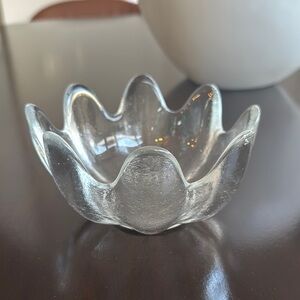 Blenko Crystal Lotus Bowl